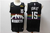 Nuggets 15 Nikola Jokic Black 2019-20 City Edition Nike Swingman Jersey,baseball caps,new era cap wholesale,wholesale hats
